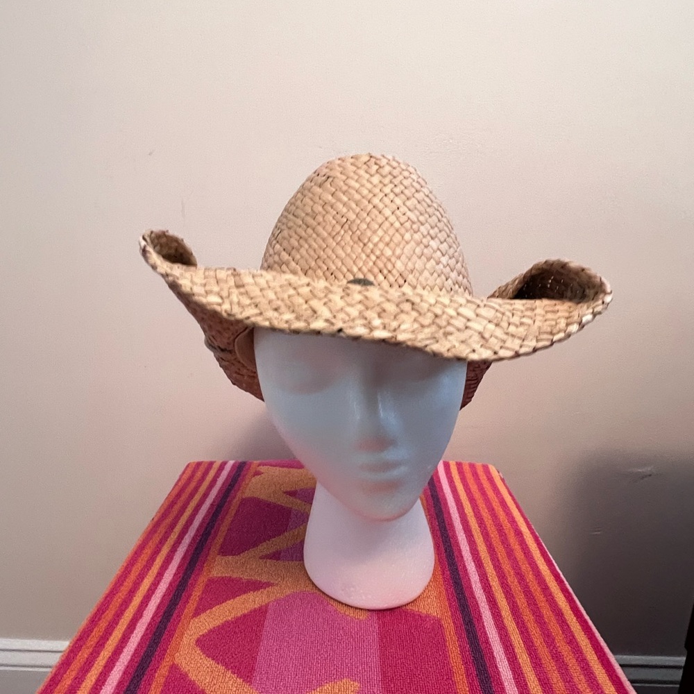 Straw cowboy hat